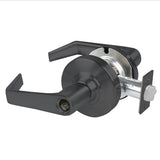 Schlage Commercial ALX70LSAT622 matte black keyed entry lever