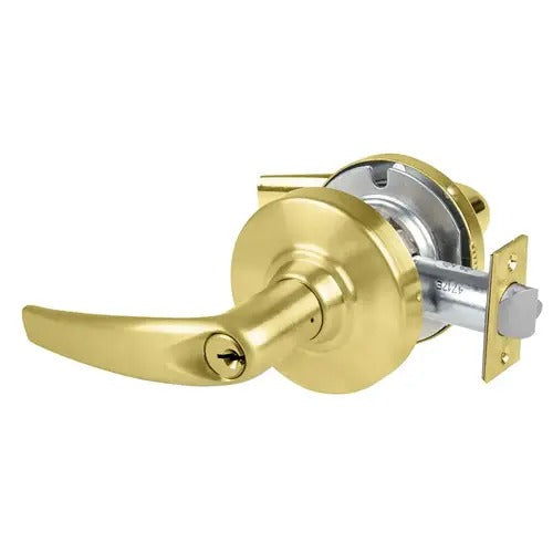 Schlage Commercial ALX80PATH606 satin brass storeroom door lever