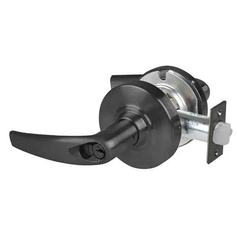 Schlage Commercial ALX80PATH622 matte black storeroom door lever