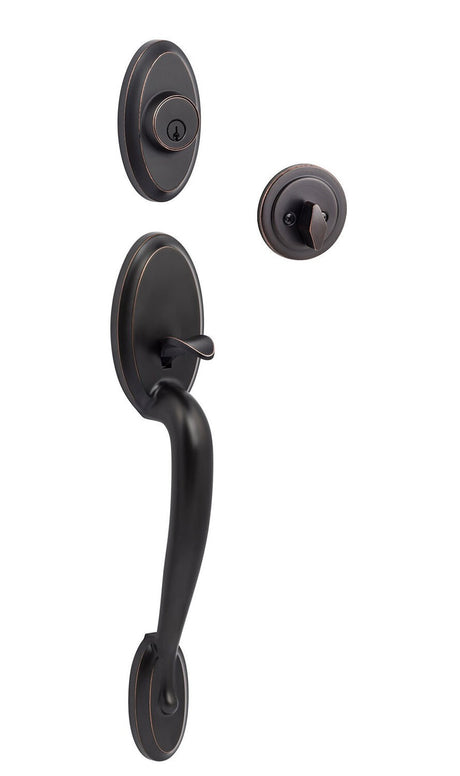 Sure-Loc AN500 11P vintage bronze dummy handleset