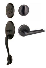 Sure-Loc AN507-BS-RD 11P vintage bronze single cylinder handleset