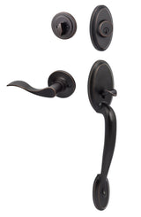 Sure-Loc AN507-SB LH 11P vintage bronze single cylinder handleset