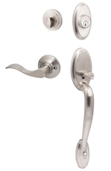 Sure-Loc AN507-SB LH 15 satin nickel single cylinder handleset