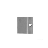 Don-Jo AP34606 clear satin brass vertical rod protector