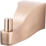 Top Knobs AQ1BB brushed bronze double robe hook