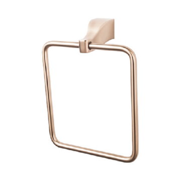 Top Knobs AQ5BB brushed bronze towel ring
