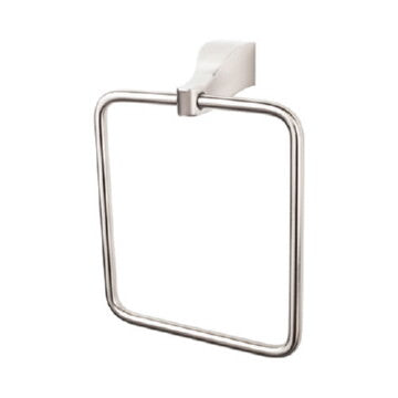 Top Knobs AQ5BSN brushed satin nickel towel ring