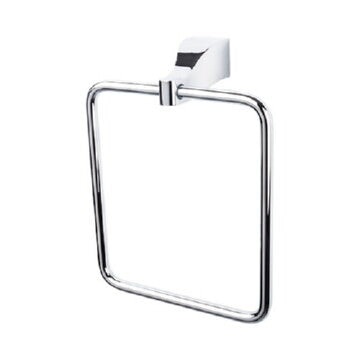 Top Knobs AQ5PC polished chrome towel ring