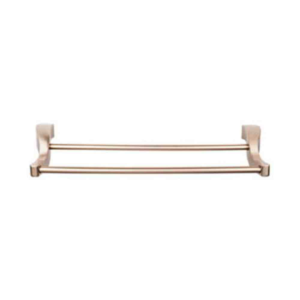 Top Knobs AQ7BB brushed bronze towel bar