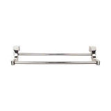 Top Knobs AQ7PN polished nickel towel bar