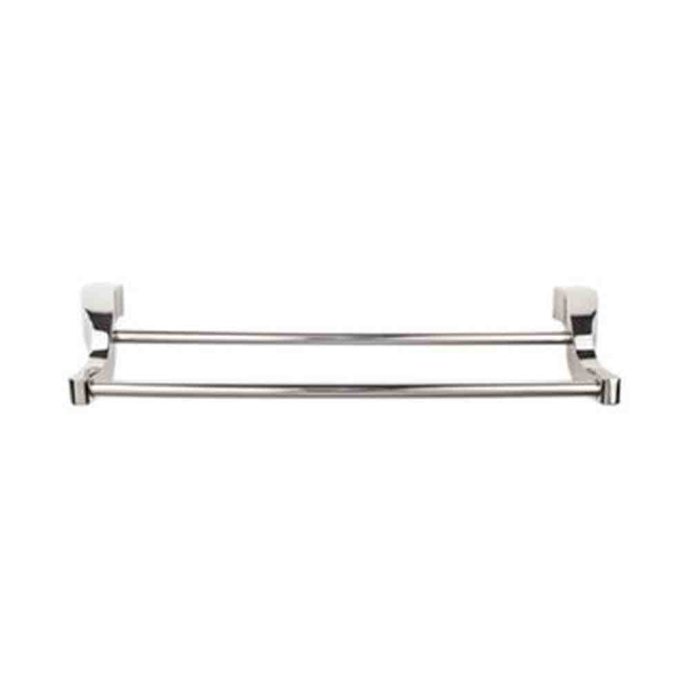 Top Knobs AQ9PN polished nickel towel bar