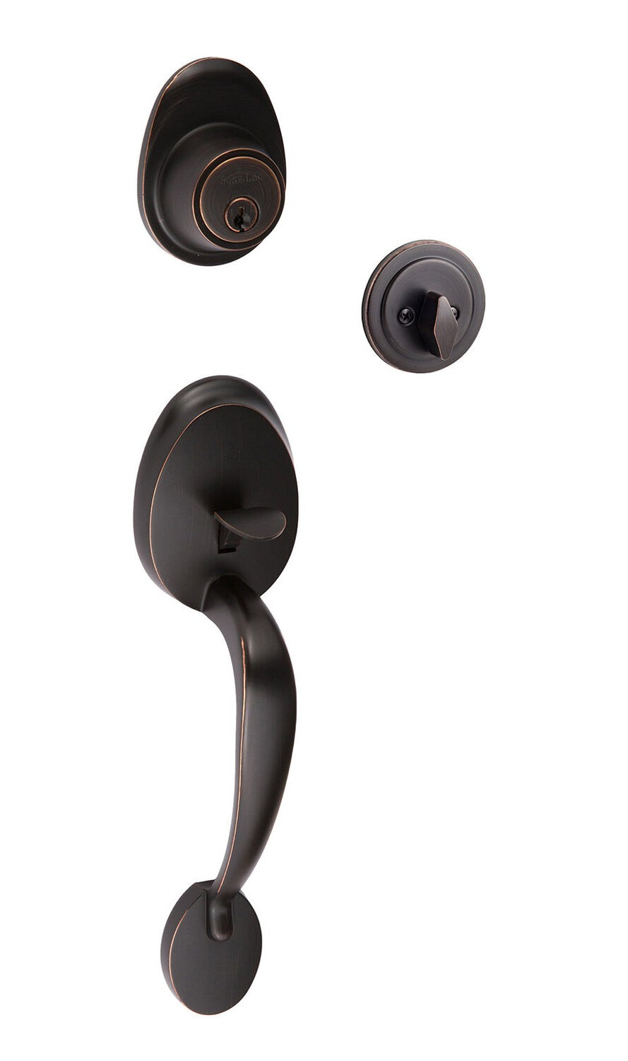 Sure-Loc AT500 11P vintage bronze dummy handleset