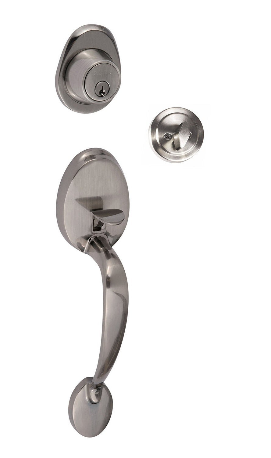 Sure-Loc AT500 15A antique nickel dummy handleset