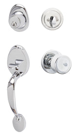 Sure-Loc AT507-BG-RD 26 polished chrome single cylinder handleset