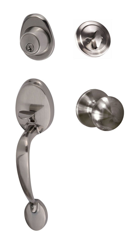 Sure-Loc AT507-DU-RD 15A antique nickel single cylinder handleset