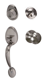Sure-Loc AT507-DU-RD 15A antique nickel single cylinder handleset