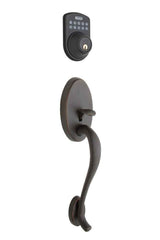 Copper Creek ATE4630SFSS satin stainless keyless entry electronic handleset