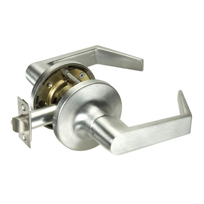 Yale AU5401LN626 satin chrome passage door lever