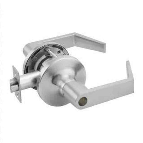 Yale AU5404LN626LC satin chrome keyed entry lever