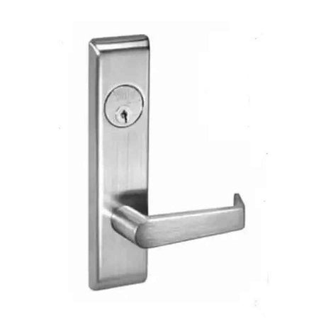 Yale AUCN8860FL626LC satin chrome keyed entry door lever with deadbolt