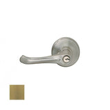 Cal-Royal AUS00-5 antique brass keyed entry door lever