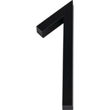 Atlas Homewares AVN1-L-BL matte black house numbers