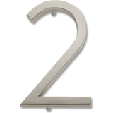 Atlas Homewares AVN2-BRN brushed nickel house number