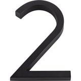 Atlas Homewares AVN2-L-BL matte black house numbers