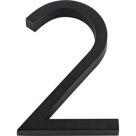 Atlas Homewares AVN2-L-BL matte black house numbers