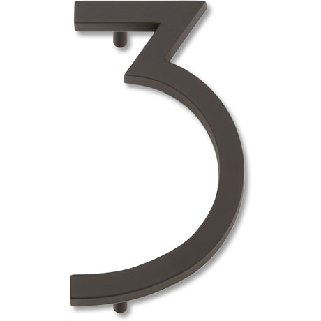 Atlas Homewares AVN3-O aged bronze house number