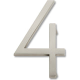 Atlas Homewares AVN4-BRN brushed nickel house number