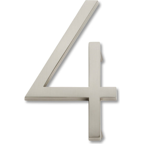 Atlas Homewares AVN4-BRN brushed nickel house number