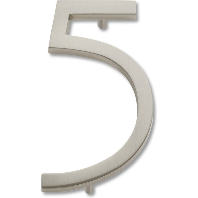 Atlas Homewares AVN5-BRN brushed nickel house number
