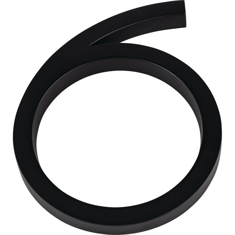 Atlas Homewares AVN6-L-BL matte black house numbers