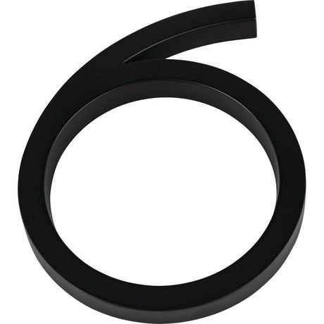 Atlas Homewares AVN6-L-BL matte black house numbers