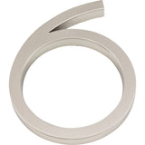 Atlas Homewares AVN6-L-BRN brushed nickel house numbers