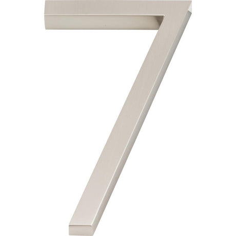 Atlas Homewares AVN7-L-BRN brushed nickel house numbers
