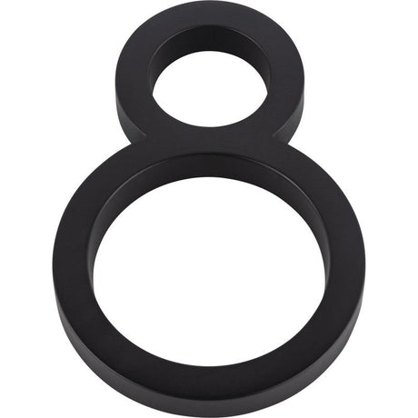 Atlas Homewares AVN8-L-BL matte black house numbers
