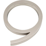 Atlas Homewares AVN9-L-BRN brushed nickel house numbers