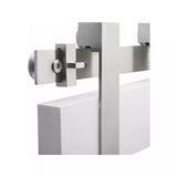 Emtek B130310SS stainless steel brand door track & hardware