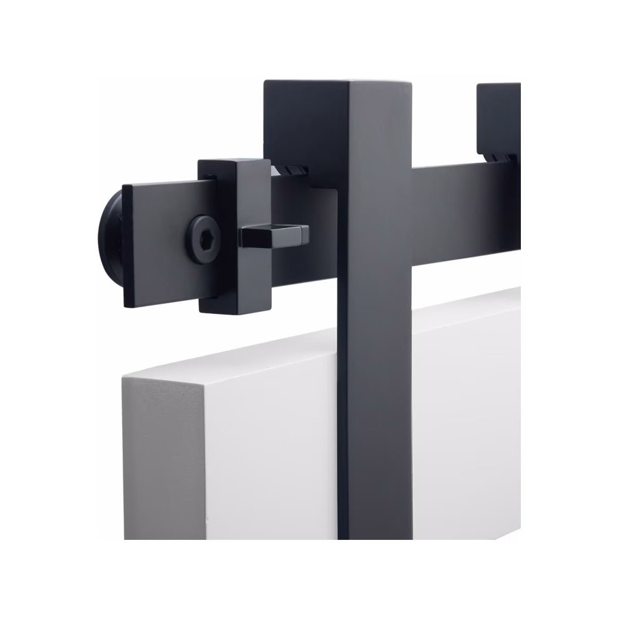 Emtek B130310US19DD flat black brand door track & hardware