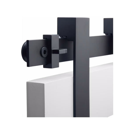 Emtek B130310US19DD flat black brand door track & hardware