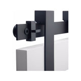 Emtek B130310US19 flat black brand door track & hardware
