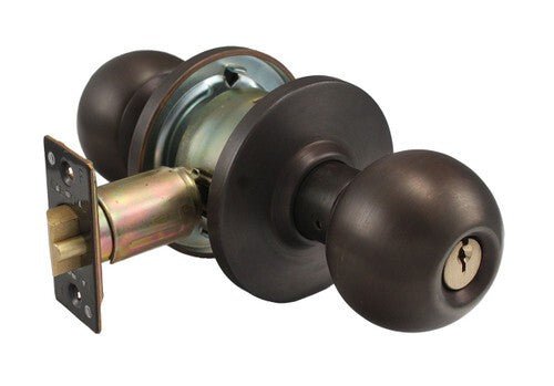 Cal-Royal BA02-10B storeroom door knob in oil-rubbed bronze, additional view