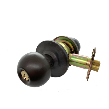 Cal-Royal BA03-10B classroom door knob in oil-rubbed bronze, additional view
