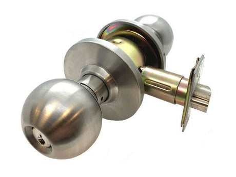 Cal-Royal BA03-32D classroom door knob in stainless steel, additional view