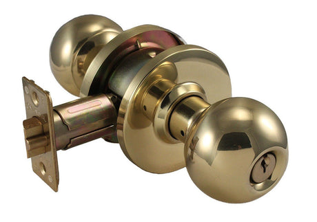 Cal-Royal BA04-32D communicating door knob in stainless steel, additional view