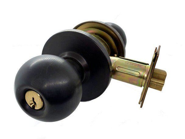 Cal-Royal BA05-10B storeroom door knob in oil-rubbed bronze, additional view