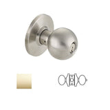 Cal-Royal BA20-3-2-3/8 bright polished brass privacy door knob