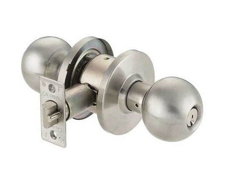 Cal-Royal BA20-32D privacy door knob in stainless steel, additional view